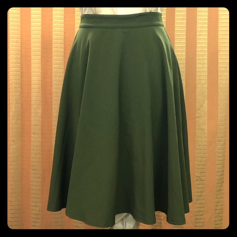 Retro style a-line skirt